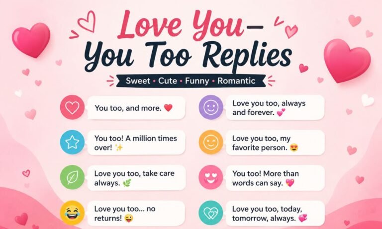 Love You—You Too Replies