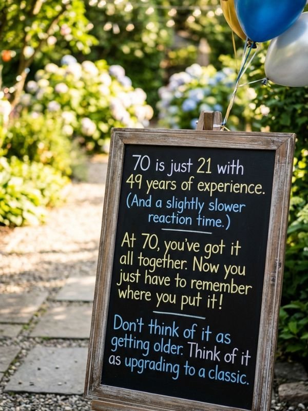Funny 70th Birthday Quotes for Her