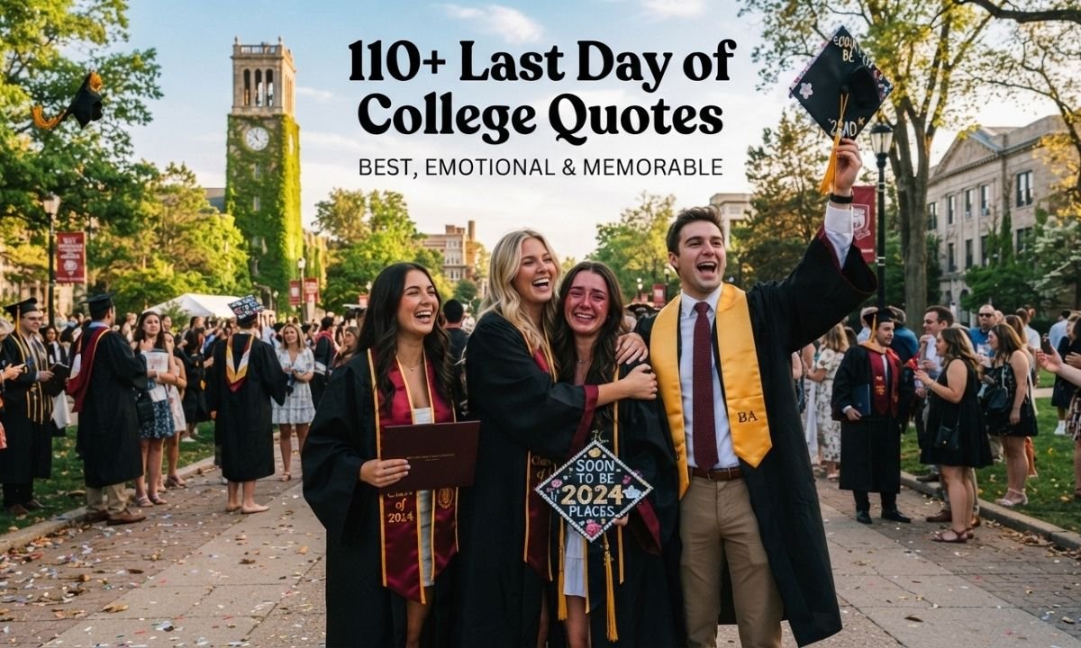 110+ Last Day of College Quotes | Best, Emotional & Memorable
