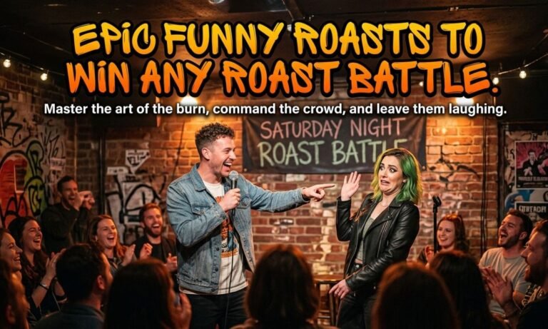 Epic Funny Roasts to Win Any Roast Battle