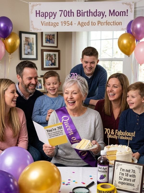 Funny 70th Birthday Quotes for Mom