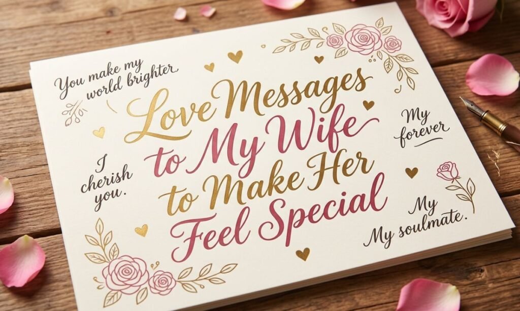 Love messages to my wife