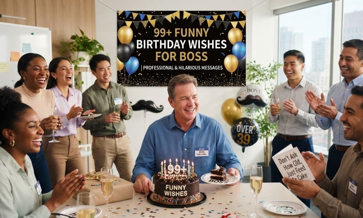99+ Funny Birthday Wishes for Boss | Professional & Hilarious Messages
