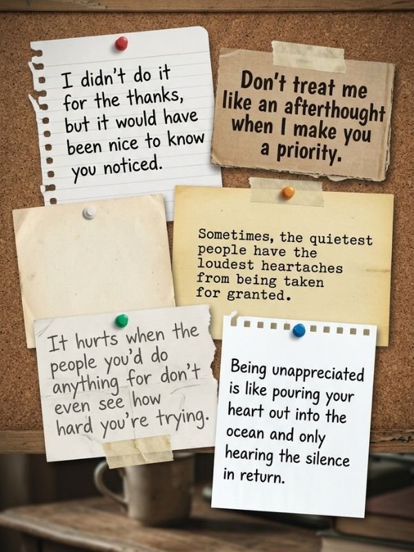 Woman Taken for Granted Quotes 