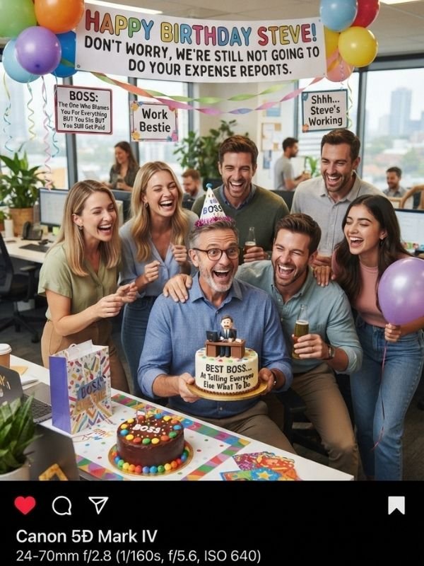Funny Birthday Wishes for Boss Friend