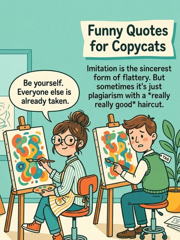 Funny Quotes About Copying Others