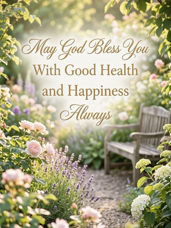 Happy Birthday May God Bless You with Good Health and Long Life
