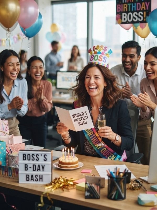 Funny Birthday Wishes for Boss Female