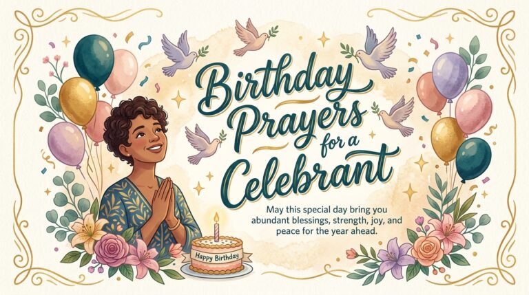 Birthday Prayers for a Celebrant