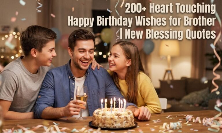 Heart Touching Happy Birthday Wishes for Brother