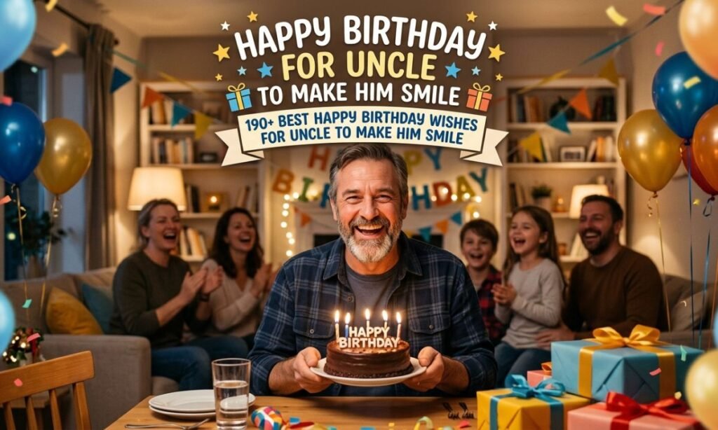 Best Happy Birthday Wishes for Uncle to Make Him Smile