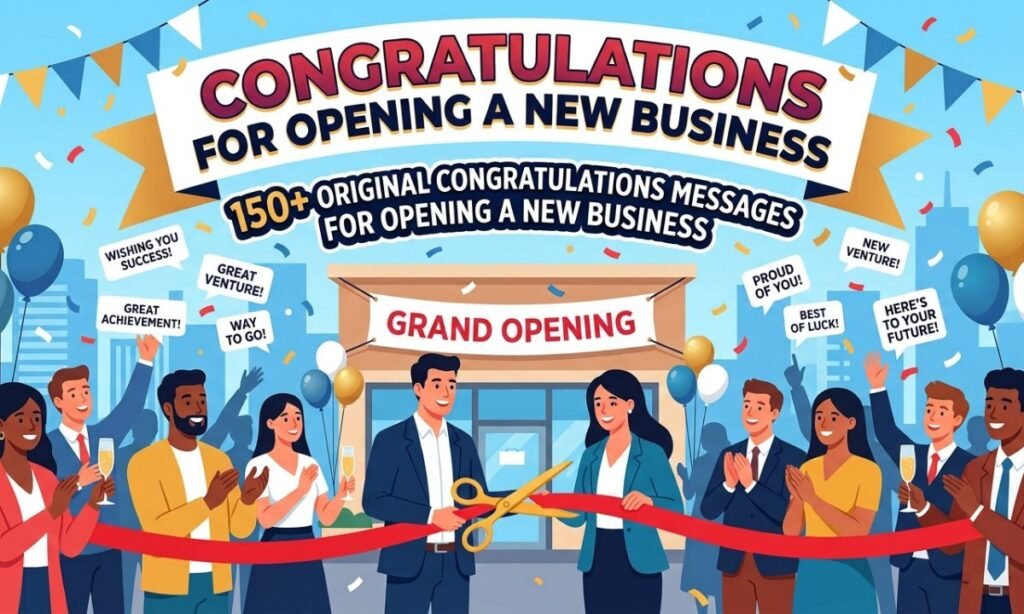 150+ Original Congratulations Messages for Opening a New Business 