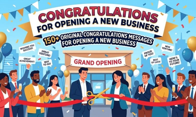 150+ Original Congratulations Messages for Opening a New Business