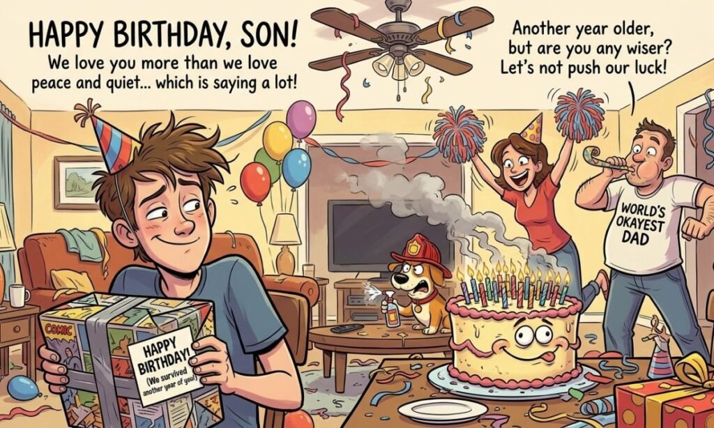 Funny Birthday Wishes for Son