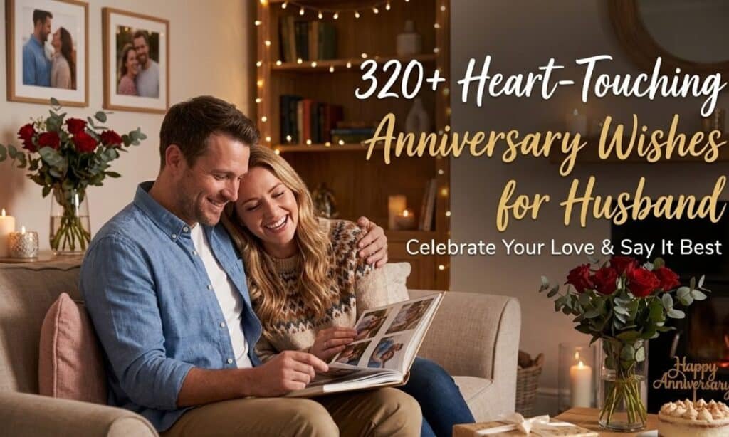 320+ Heart-Touching Anniversary Wishes for Husband