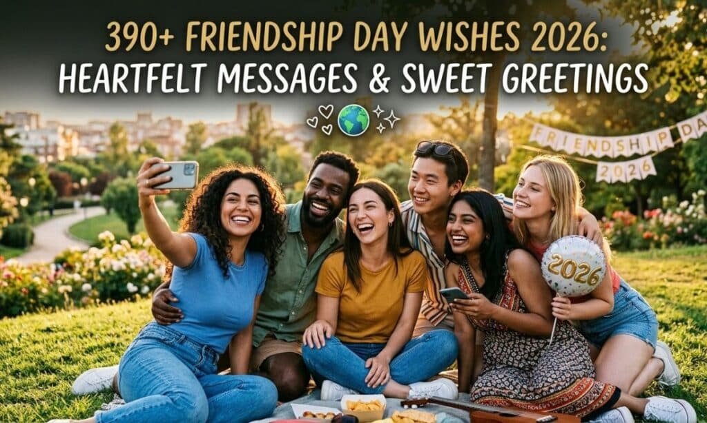 390+ Friendship Day Wishes 2026: Heartfelt Messages & Sweet Greetings