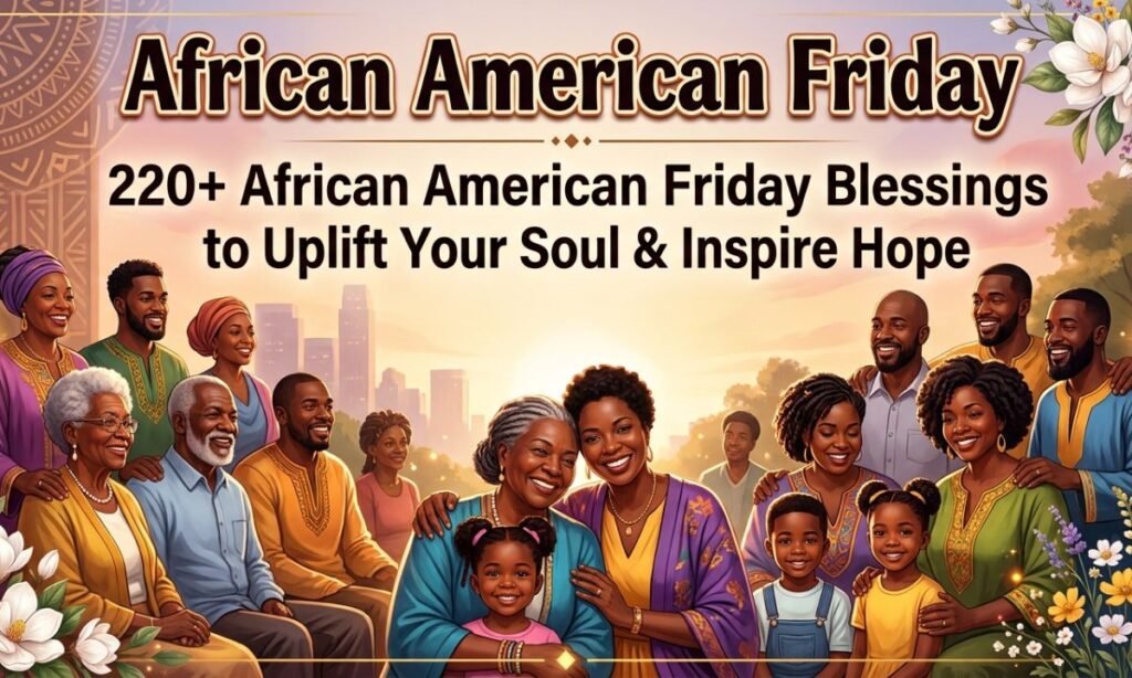 220+ African American Friday Blessings to Uplift Your Soul & Inspire Hope