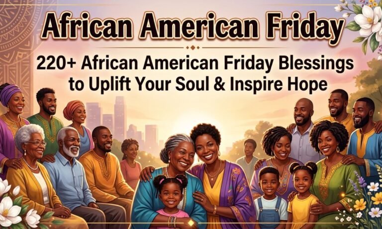220+ African American Friday Blessings to Uplift Your Soul & Inspire Hope