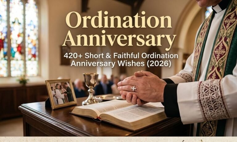 420+ Short & Faithful Ordination Anniversary Wishes (2026)