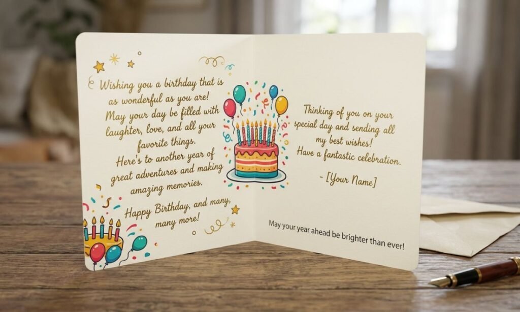 Birthday Card Message Ideas