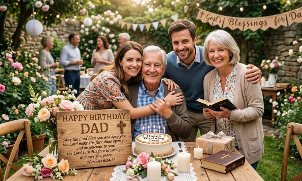 Birthday Blessings and Religious Wishes for Dad