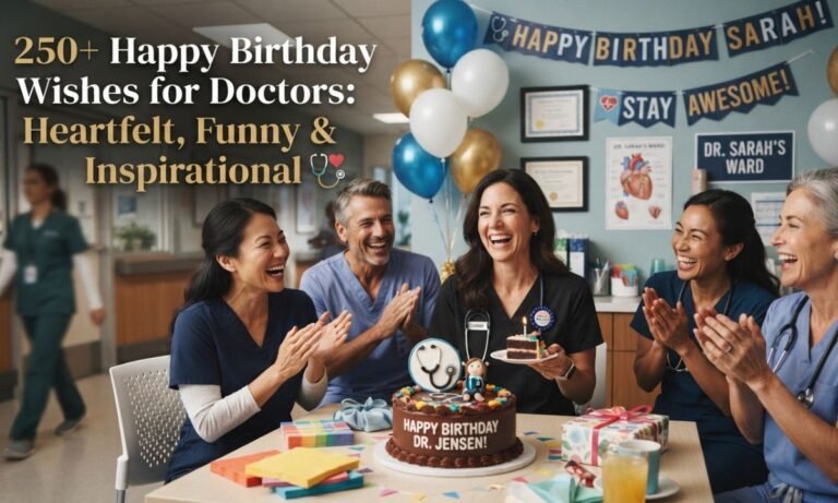 Happy Birthday Wishes for Doctors: Heartfelt, Funny & Inspirational