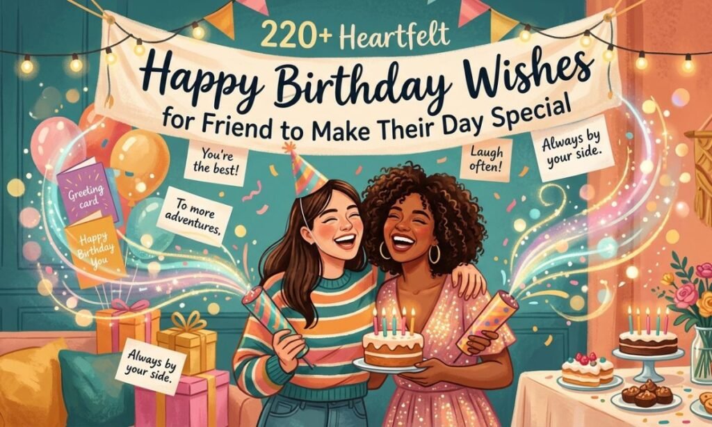 Heartfelt Happy Birthday Wishes for Friend to Make Their Day Special 