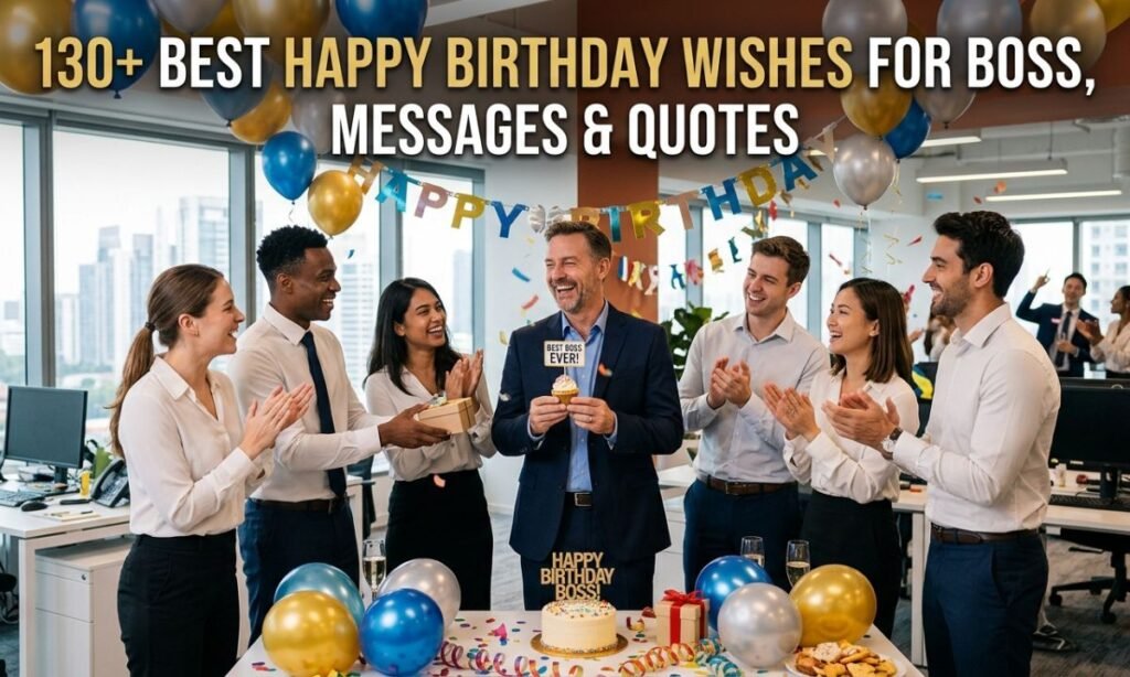 130+ Best Happy Birthday Wishes for Boss, Messages & Quotes