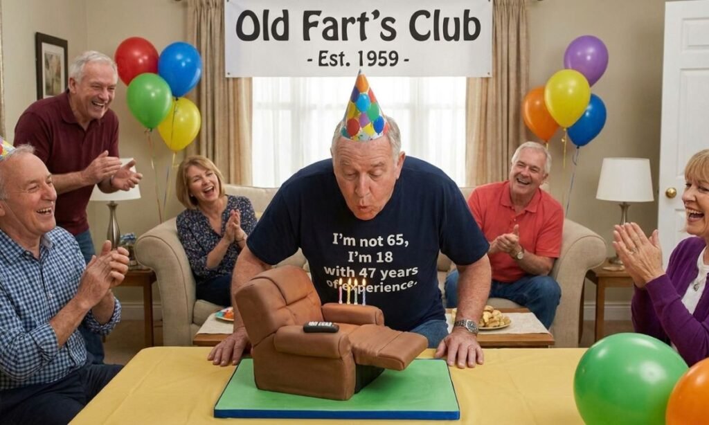 Funny 65th Birthday Wishes for a Guy