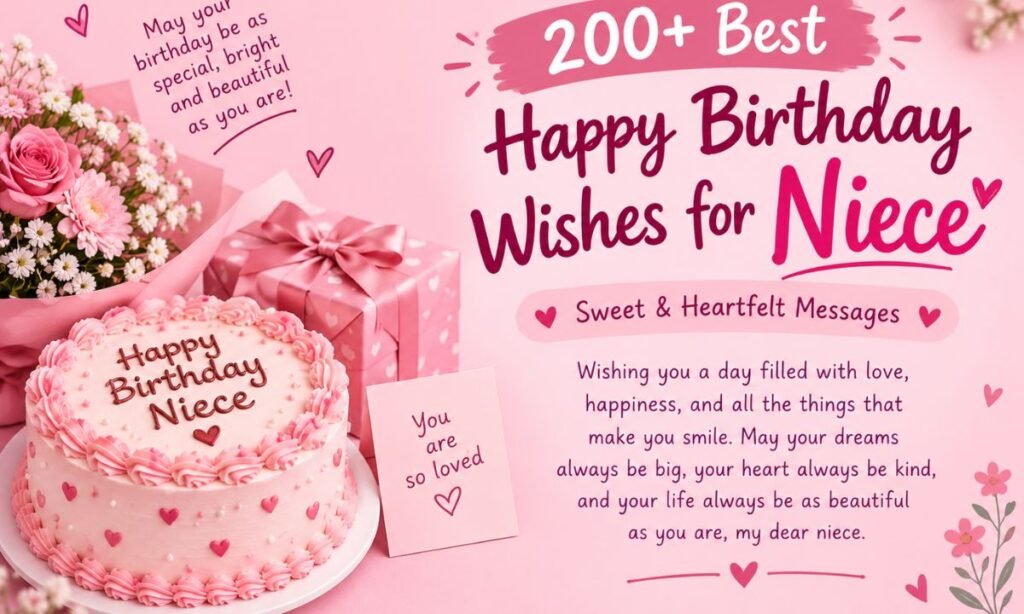 200+ Best Happy Birthday Wishes for Niece: Sweet & Heartfelt Messages