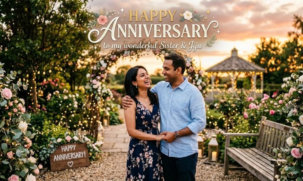 Anniversary Wishes for Sister and Jiju