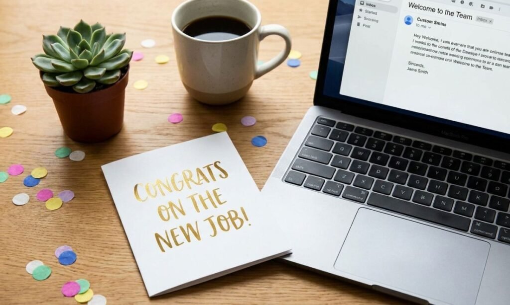 New Job Wishes for a Colleague