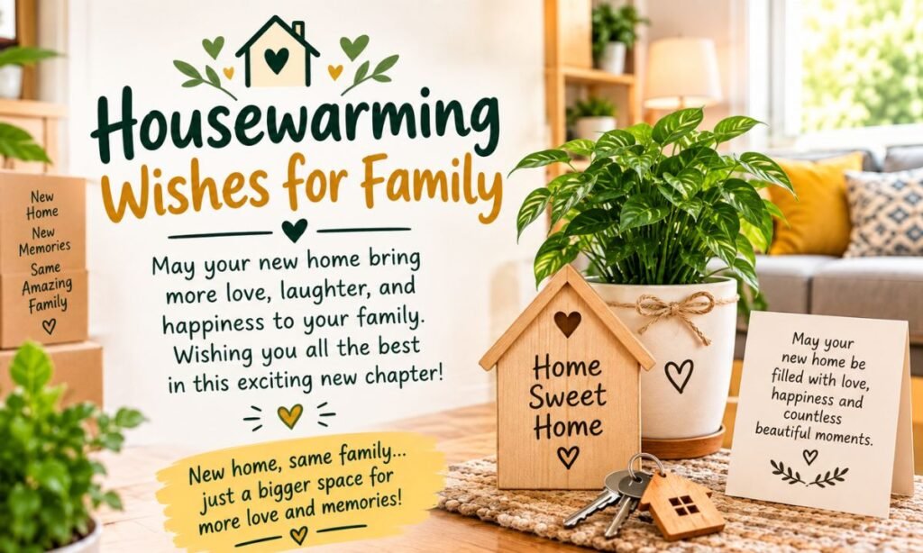 Housewarming Wishes for Family