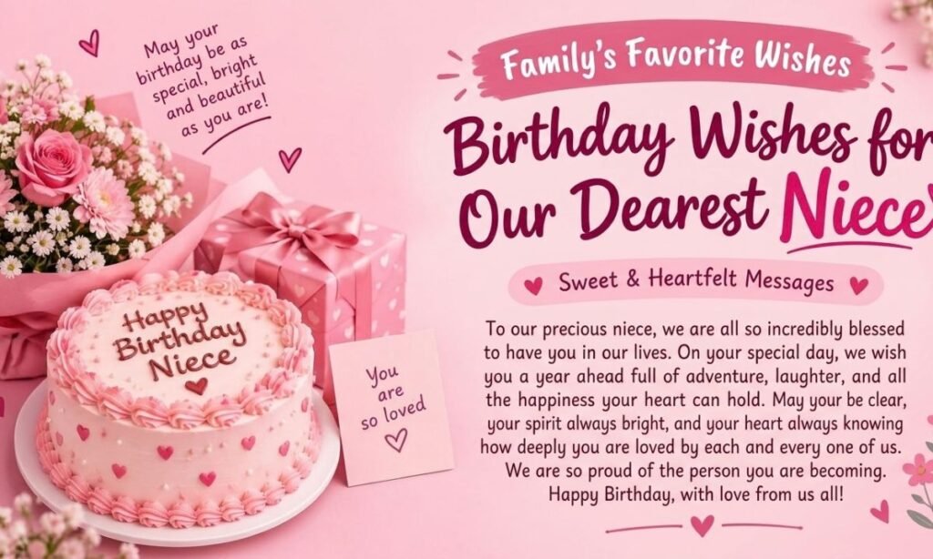 Birthday Wishes for Niece From Family