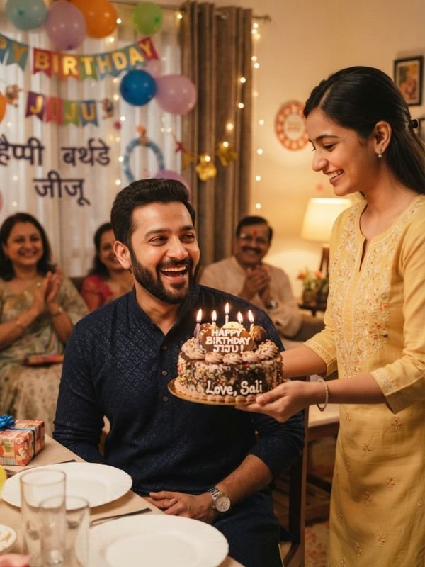Birthday Wishes for Jiju from Sali