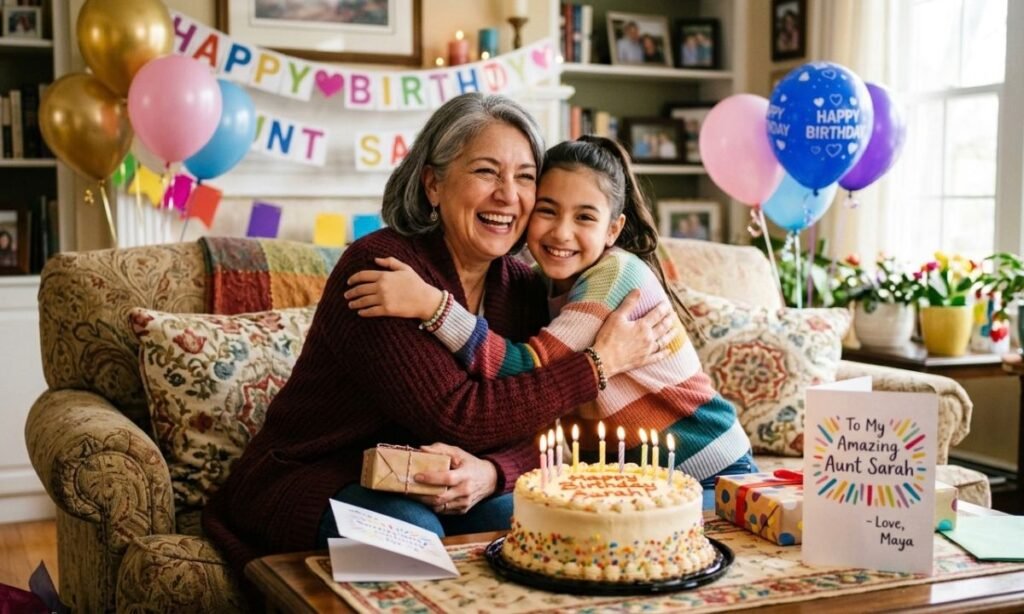 Birthday Wishes for Aunt from Niece