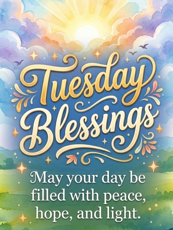 Good Morning Tuesday Blessings