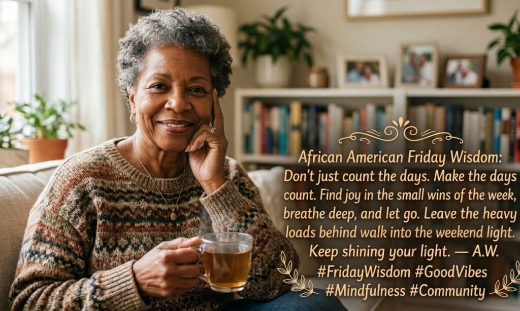 Spiritual African American Friday Blessings for Strength