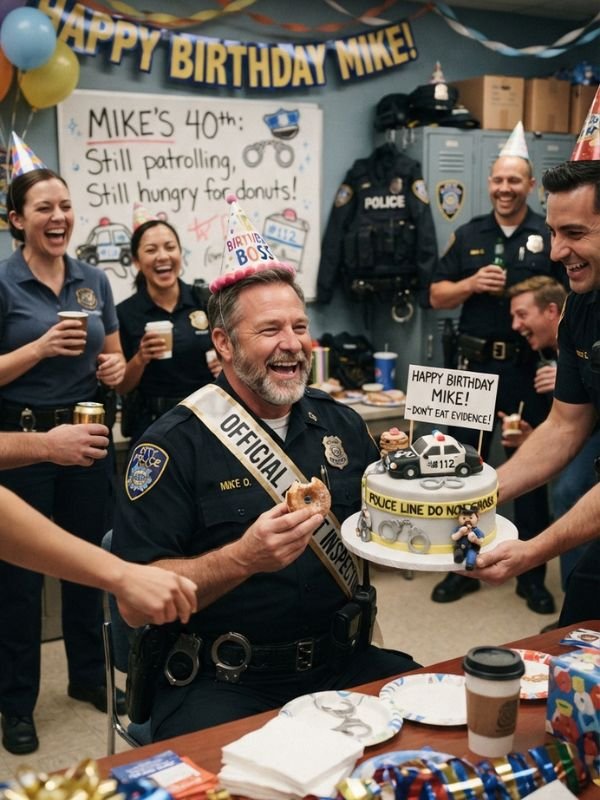 Funny & Light-Hearted Birthday Wishes for police man