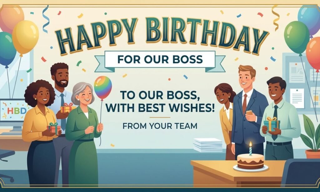 Happy Birthday Wishes for Boss from Employee