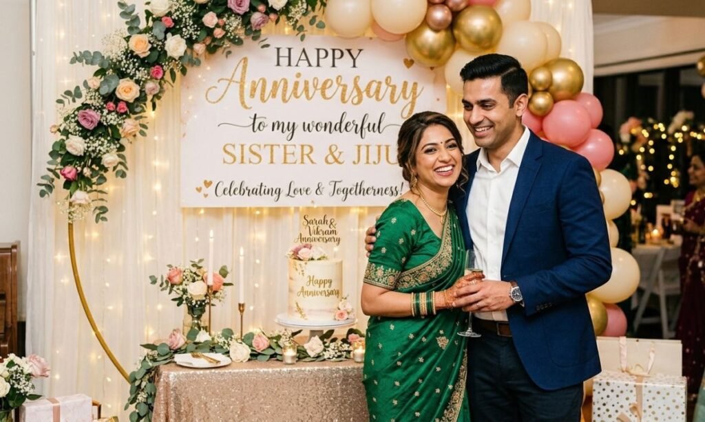 Anniversary for Sister and Jiju