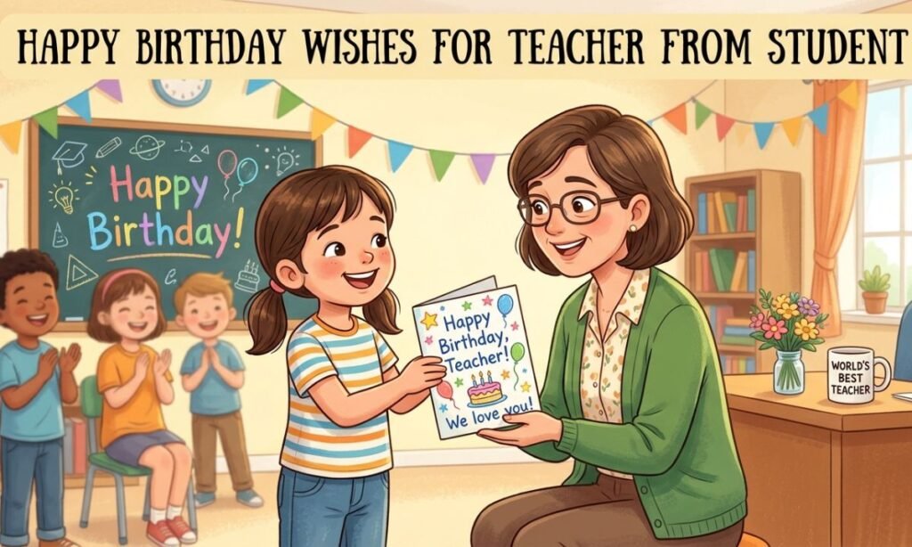 Spiritual or Religious Happy Birthday Wishes for Teacher