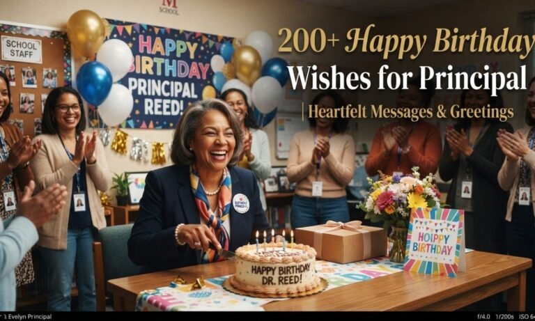 Happy Birthday Wishes for Principal | Heartfelt Messages & Greetings