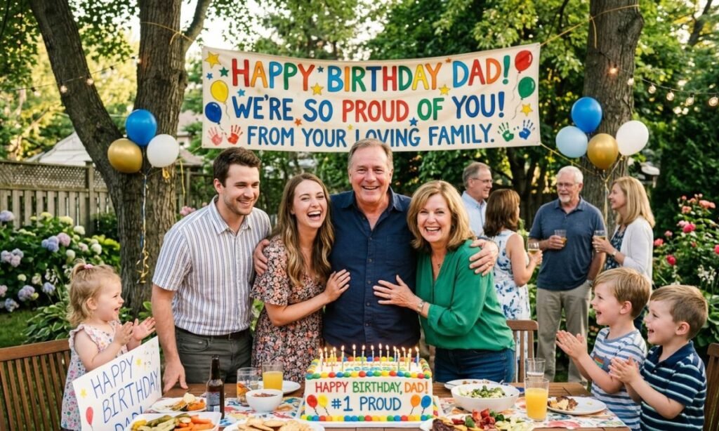 Proud Birthday Messages for Father From Family