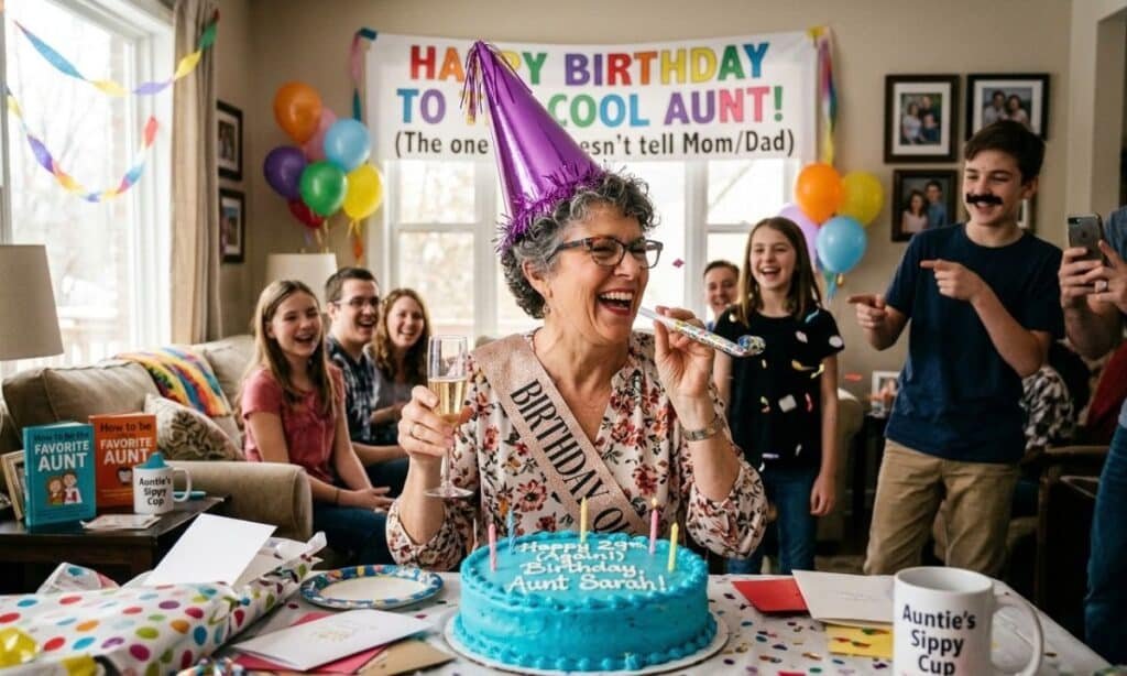 Funny Birthday Wishes for Aunt