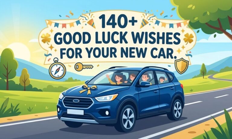 Good Luck Wishes for Your New Car 