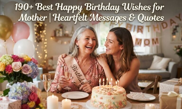 Best Happy Birthday Wishes for Mother | Heartfelt Messages & Quotes