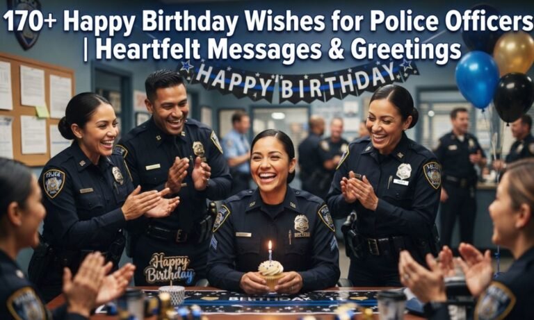 Happy Birthday Wishes for Police Officers | Heartfelt Messages & Greetings