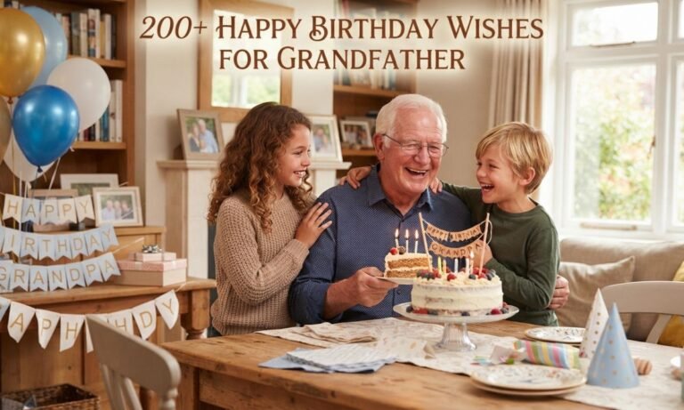 Happy Birthday Wishes for Grandfather | Sweet, Funny & Heartfelt Messages
