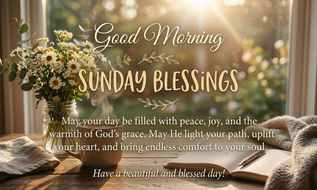 200+ Good Morning Sunday Blessings & Prayers with Beautiful Images (2026)